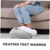 LIFKOME Electric Shoes Heating Foot Warmer Plush Winter Indoor Outdoor Comfortable Slipper USB Powered Safe Warm Shoes for Cold Days view 2