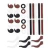 Healvian Glasses Leg Covers Eyeglass Tools Round Shaped Silicone Earmuffs Slip Grips for Glasses and Sunglasses view 1
