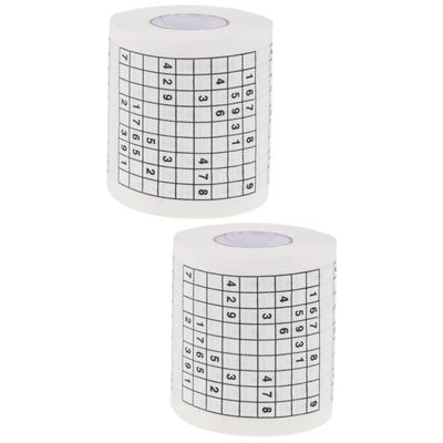HAPINARY 2pcs Funny Patterned Bathroom Tissue Paper Roll Creative Design Toilet Paper Soft Comfortable for Home Cafe Shop Restaurant