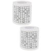 HAPINARY 2pcs Funny Patterned Bathroom Tissue Paper Roll Creative Design Toilet Paper Soft Comfortable for Home Cafe Shop Restaurant view 1