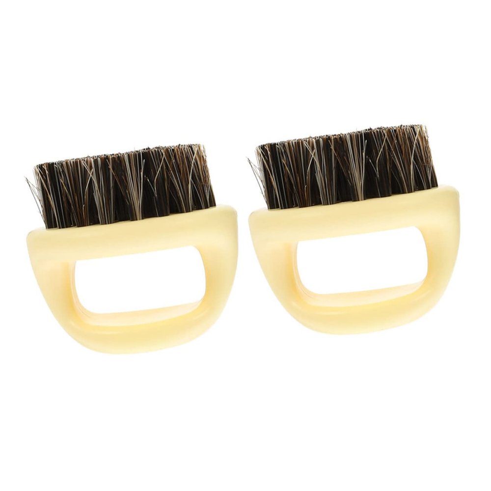 Healvian 2pcs Beard Styling Comb Soft Beard Brush for Men for Grooming and Hair Styling for Travel and Daily Use