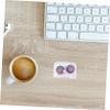SEWOART 5pcs Creative Contacts Lenses Holders Compact Eye Case for Contacts Storage Safe Dust view 3