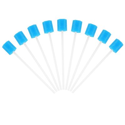 ACWOO Oral Care Sponge Swab, 100PCS Disposable Mouth Swab, Mouth Cleaning Swabs Sponge, Mouth Care Swab Sponge Stick, Tooth Mouth Cleaning Oral Care Tool Kit
