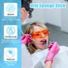 ACWOO Oral Care Sponge Swab, 100PCS Disposable Mouth Swab, Mouth Cleaning Swabs Sponge, Mouth Care Swab Sponge Stick, Tooth Mouth Cleaning Oral Care Tool Kit view 3