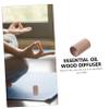 Anneome Car Essential Oil Diffuser Wood Decorative Aromatherapy Air Freshener for Car Interior Relieving Stress and Fatigue with Coffee Colour view 2