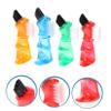 Gogogmee Denture Brush Set 4pcs Double-Head Small Multi-Functional Toothbrushes Portable Mini Cleaning Brushes for Oral Care at Home, Includes Blue Red Orange Green view 2