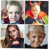 MERRYHAPY 1set Vampire Grills Hip Hop Teeth Unique Fake Teeth for Halloween Cosplay Comfortable Material Eye-catching Accessories for Parties and Festivals view 3