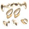 MERRYHAPY 1set Vampire Grills Hip Hop Teeth Unique Fake Teeth for Halloween Cosplay Comfortable Material Eye-catching Accessories for Parties and Festivals view 4