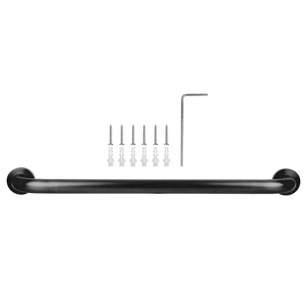 MKAK Grab Bar Aluminum Anti-Skid Bathtub Handle Handrail Safety Grab Bar Bathroom Supply 50cm Bath Shower Tub Handle Anti-slip Grab Bar