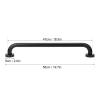 MKAK Grab Bar Aluminum Anti-Skid Bathtub Handle Handrail Safety Grab Bar Bathroom Supply 50cm Bath Shower Tub Handle Anti-slip Grab Bar view 3