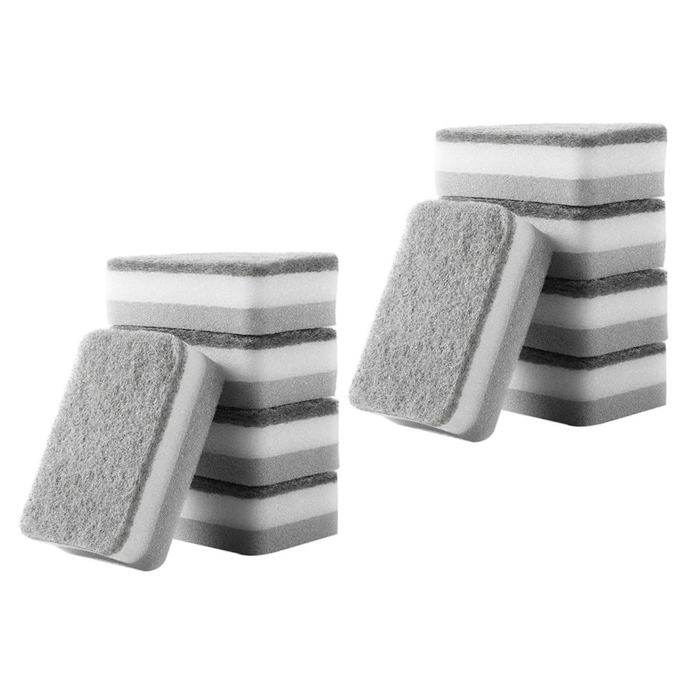 Healeved 30pcs Scrub Sponge Sponge Brush for Tableware Cleaning Practical Dish Washing Bowl Scrubber for Efficient Cleaning