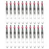 CANIGHT 24pcs Long Tweezers for Eyebrow Stainless Steel Eyebrow Clip Heart Shape Multipurpose Makeup Eyelash Tweezers view 1