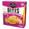 Jacobs Crisp Bites - Mature Cheddar & Caramelised Onion 125g X 3 Pack, Oven Baked, Delightful Crunchy, No Added Palm Oil, No Artificial Colours or Flavours, Suitable for Vegetarians view 1