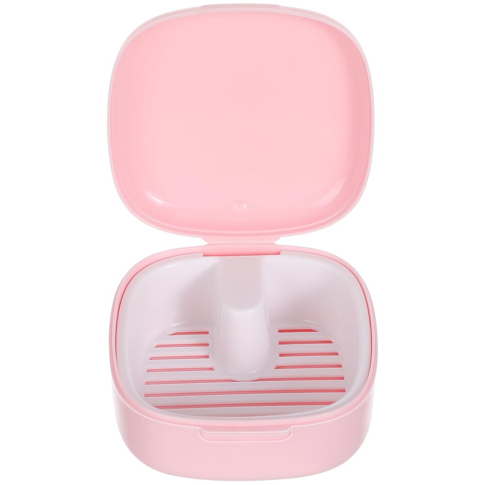 FRCOLOR Retainer Box Portable Storage Case Retainer Holder Pocket Retainer Cleaning Case Retainer Storage Case Retainer Soaking Case
