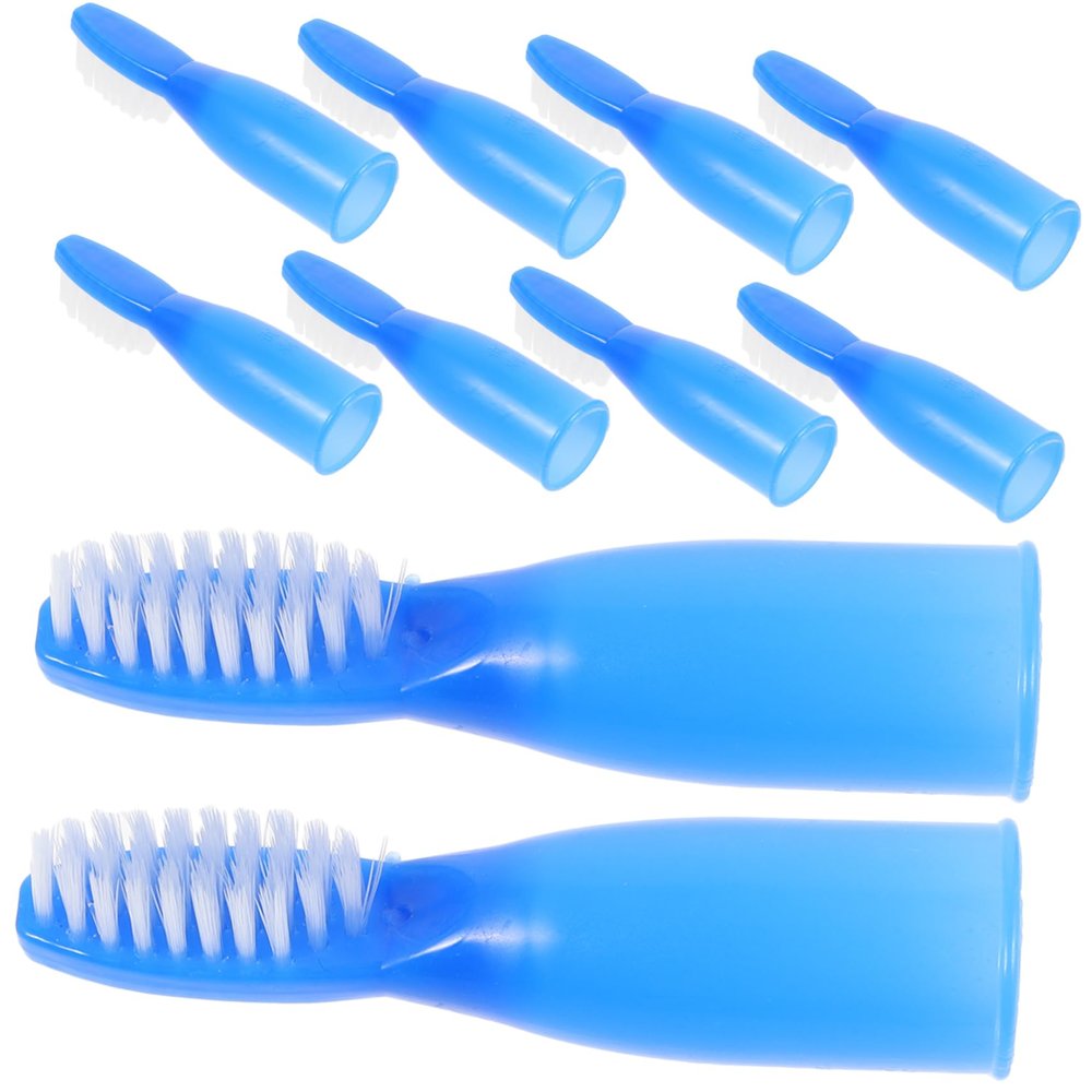 BCOATH Soft Bristles Mini Toothbrush 10pcs Portable Toothbrushes for Prison Use Compact Travel Size with Short Handle for Secure Oral Care
