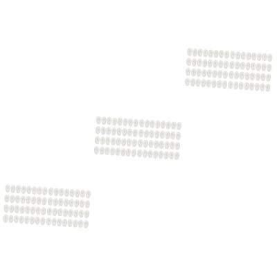 Anneome 120pairs Silicone Nose Pads for Glasses Cushions for Comfortable Fit Easy to Install Replacement Eyeglass Accessories Compatible Frames