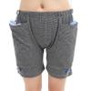 L-Catheter Pants for Men,Catheter Underwear for Men with Elastics Cotton Catheter Pants with 2 Pocket Concealed Nephrostomy Bag Clothing for Elderly,No Urine Bag,Catheter Underwear for Men view 4