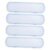BCOATH 4pcs Blue Toothbrush Travel Case Set, Portable Toothpaste Holder and Outdoor Toothbrush Storage Boxes for Business Trips and Daily Use view 1