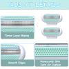 Edksegjcsous 12 Pcs Replacement Razor Blades Compatible with Gillette Venus, Extra Smooth Women's Razor Blade Refills, 3 Layer Blade & Pivoting Head, Effortless Glide, Easy to Replace view 3
