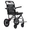 YFJBDKS Ultralight Lightweight Folding Wheelchair, with Handbrake, Weights Only 18lbs, Compact Wheelchair, Ultralight Folding Travel Wheelchair for Adults & Kids,carbon fiber model view 1