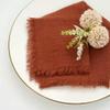 100piece 42x42cm Napkins Table Decoration Cotton Gauze Tea Towel Dining Place Mats Restaurant Supplies-Light Green view 4