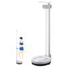 Electronic Weight Scales, Medical Office Scale With Anti-slip Base, 3-200kg Weight Range and Adjustable Telescopic Rod, Samrt Voice Broadcast and Easy To Read, For Homes, Pharmacies, Clinics view 1