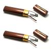 TWINKLE TWINKLE 2 PACK Reading Glasses Slim Eyeglasses with Pen Clip Tube Case Portable Lightweight UK R282 (2 Pairs Brown, +125 Magnification) view 1
