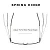 TWINKLE TWINKLE 2 PACK Reading Glasses Slim Eyeglasses with Pen Clip Tube Case Portable Lightweight UK R282 (2 Pairs Brown, +125 Magnification) view 3