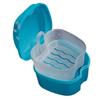 Healvian Denture Storage Box Plastic Denture Case 2Pcs Lightweight Portable with Strainer Hinge for False Teeth Storage at Work and Colleague Reunion view 4