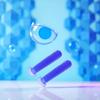2Pcs Blue Silicone Contact Lenses Small Suction Cups Stick RGP Inserter Remover Contact Lens Cases Accessories, Contact Lens Care view 2