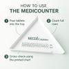 10 x Professional Triangle Tablet Counter - Durable Plastic Design (Large: 230mm) view 3