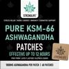 Pure Ashwagandha KSM-66 1000mg Transdermal Patches  60 Patches for Stress Relief, Energy, and Mental Clarity | High Absorption, Like Capsules and Powder, Easy to Use, Long-Lasting. view 1