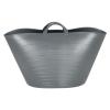 Azuma 42L Flexi Tubs 3 Pack - Versatile Large Garden Tubs with Handles, Handy Builders Buckets Heavy Duty, Ideal Bath Bucket & Flexi Bucket, Durable Flexible Buckets for Home & Garden (Grey) view 4