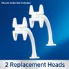 Miracle Smile Replacement Heads - 2 Pack - 17mm - Unique H-Shaped Flossing Head - Suitable for All Teeth Shapes & Sizes - Precision Cleaning - Great for Braces & Dentures view 4