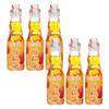 Hatakosen Ramune Soda Japanese Fruity Flavoured Soda Carbonated Bottled Drinks 200ml (Pack of 6, Mango) view 1