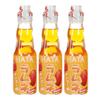Hatakosen Ramune Soda Japanese Fruity Flavoured Soda Carbonated Bottled Drinks 200ml (Pack of 3, Mango) view 1