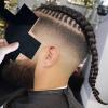 Beard Line Up Shaping Card, 5pcs Hairline Enhancement Card Multipurpose Portable Barber Styling Design Card for Home Travel (Black) view 3