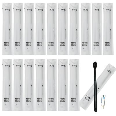 20Pcs Individually Wrapped Manual Disposable Toothbrushes with Toothpaste,Bulk Travel Toothbrushes for Guest, Soft Bristles Hotel Toothbrush Kit, Prepasted Guest's Toothbrushes for Home Hotel Travel