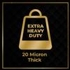 100m - 2 x LuxLiv  50m Premium Heavy Duty 20 Micron Thick Kitchen Foil Catering Aluminium Tin Foil Roll - 30cm Wide view 2