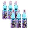 Hatakosen Ramune Soda Japanese Fruity Flavoured Soda Carbonated Bottled Drinks 200ml (Pack of 6, Blueberry) view 1