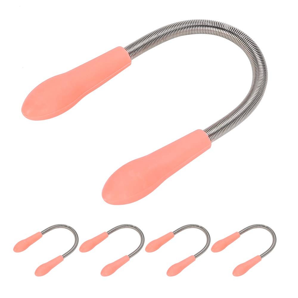 Facial Hair Remover Spring, Threading Hair Removal with Efficient PP+ Stainless Steel Material 5pcs Kit Hair Remover For Face Woman For Facial Cheek Chin Hair Removal
