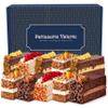 Patisserie Valerie Madame Valerie's Patisserie Box - 10 handmade cake slices - Caramel, Honeycomb & Chocolate, Strawberry Gateaux, Carrot Cake & Double Chocolate Gateaux - Ideal for Afternoon Tea view 1