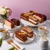 Patisserie Valerie Madame Valerie's Patisserie Box - 10 handmade cake slices - Caramel, Honeycomb & Chocolate, Strawberry Gateaux, Carrot Cake & Double Chocolate Gateaux - Ideal for Afternoon Tea view 3