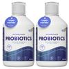 Swedish Nutra - Probiotics - 2 Packs of 500ml, 66 Day Supply I for Gut Health I 100% Natural Lemon Flavour | Vegan and Gluten-Free