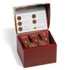 Tea Forte Warming Joy Holiday 3-Piece Mother's Day Tea Gift Set with Red Cafe Cup with Lid, Tea Tray and 10 Assorted 2 of Each Variety Handcrafted Pyramid Infuser Tea Bags view 4