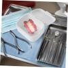 Healeved 2pcs Retainer Case Denture Box Soak Retainer Case for Daily Use Denture Container Storage Accessories view 3