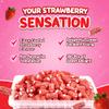 Sweetzone Mini Fizzy Strawberry Pencils, Retro Sweets Tub, Candy Sticks, 350 pc, 700g, Halal Sweets, Sweet Bulk, Sweet Cart, Gummy Candies, American Candy, UK British Candies view 3