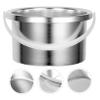 Beatifufu Wax Warmer Replacement Dish Metal Inner Pot 500ml Capacity Silicone Handle for Hair Removal Waxing Sessions at Beauty Salons view 2