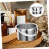 Beatifufu Wax Warmer Replacement Dish Metal Inner Pot 500ml Capacity Silicone Handle for Hair Removal Waxing Sessions at Beauty Salons view 4