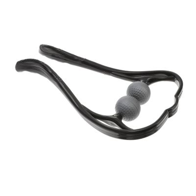 Gogogmee Manual Neck Massager Portable Handheld Cervical Vertebra Massage Device Adjustable Detachable for Neck and Shoulder Pain Relief for Home Use